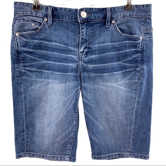 Calvin Klein Bermuda denim shorts slouchy slim - Picture 1 of 4